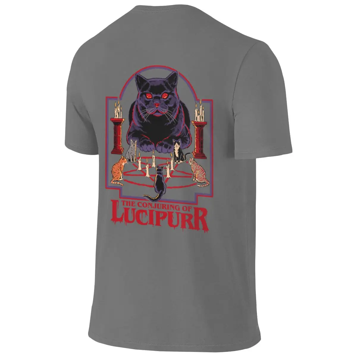 Lucipurr Skin-Friendly Reversible T-shirt Original Niche Light Color Schemes Tees