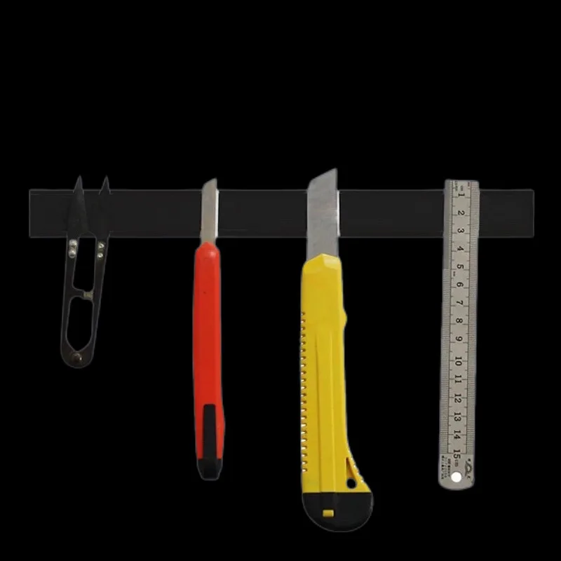 1 متر لتقوم بها بنفسك شريط مغناطيسي مرن قوي شريط مغناطيسي ذاتي اللصق شريط مغناطيسي مطاطي شريط ناعم شريط غراء خلفي قوي 39.37 بوصة