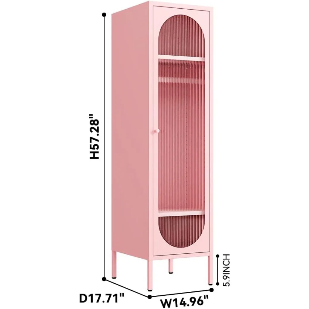 خزانة تخزين معدنية لغرفة نوم الأطفال، والفصول الدراسية المدرسية، والمكتب، وخزانة خزائن أطفال شفافة من الأكريليك مع رفين #3