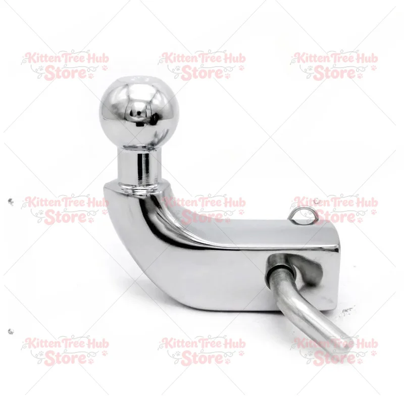 Car Trailer Solid Forged Hook Trolley Ball American 2-inch Square Mouth Seat Traction Hook Rear Off
