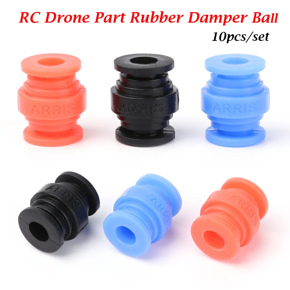 10Pcs Anti Vibration Rubber Damper Balls For F4 F7 Flight Controller FPV Quadcopter Silicone Mount Shock Balls RC Drone Part