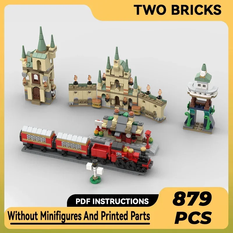 Magical School Movies Model Moc Building Bricks Mini Street View Collection Technology Blocks Gifts Christmas Toys DIY Assembly