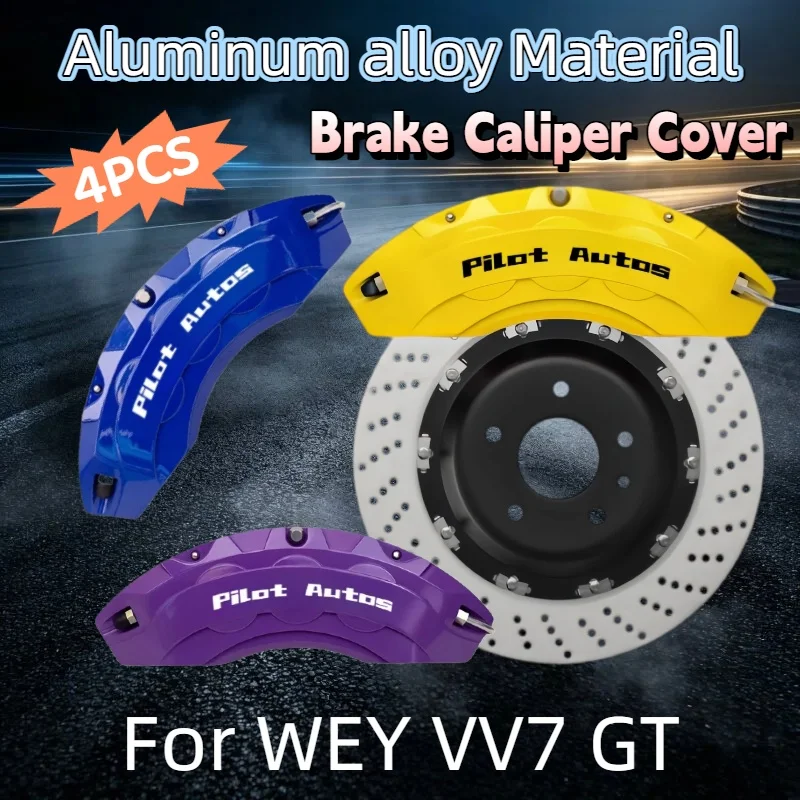 For WEY VV7 GT Car Brake Caliper Cover Aluminum Alloy Kit For WEY VV7 GT 2.0T PHEV Brabus Automotive Limited Edition Coupe SUV