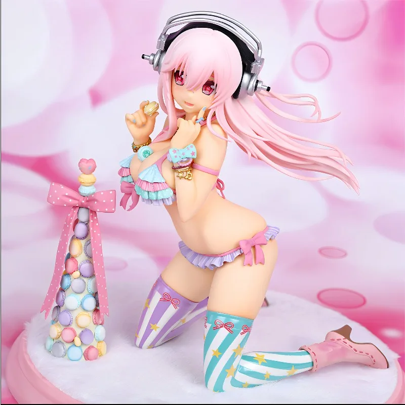 Super Sonico with Marca Long Ta Spot New Domestic Front Page 1/7 Model Gift.