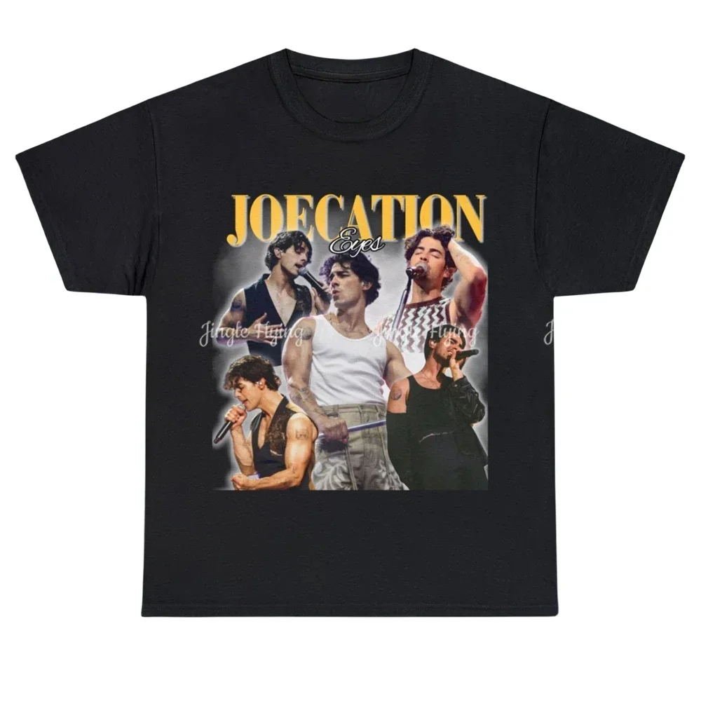 100% Cotton Joe Jonas Shirt Joecation Eyes Brothers Vacation Concert Tee Vintage Unisex T-Shirt