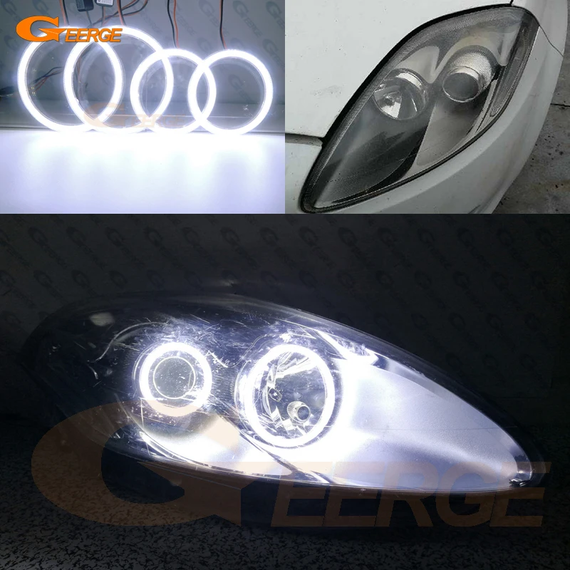 

Geerge For FIAT BRAVO 198 Croma 194 Excellent Ultra Bright COB Led Angel Eyes Kit Halo Rings Day Light