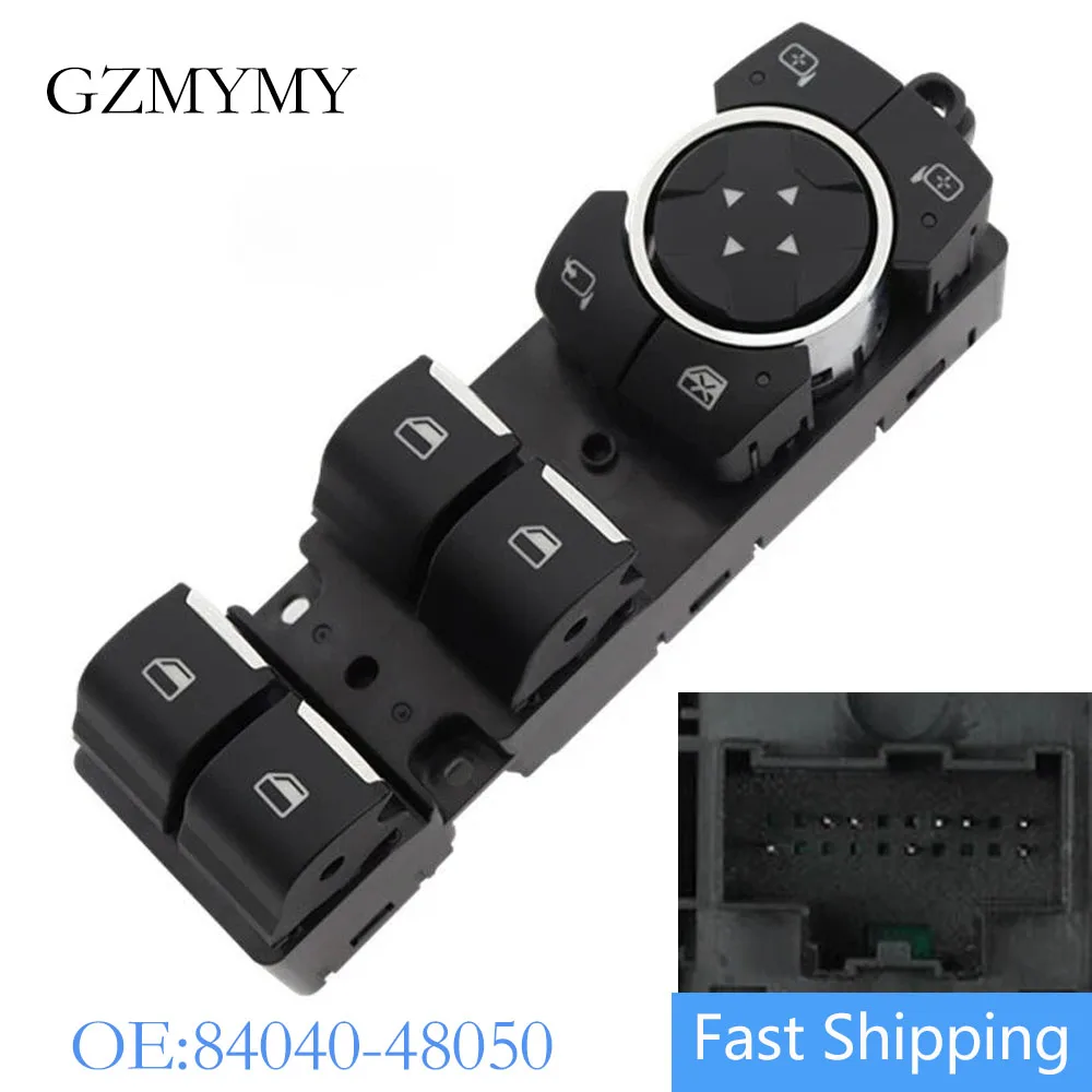 

Front Left Driver Side Power Window Control Switch for 2018 2019 2020 2021 2022 Ford F-250 F-350 Super Duty JC3Z-14529-CA