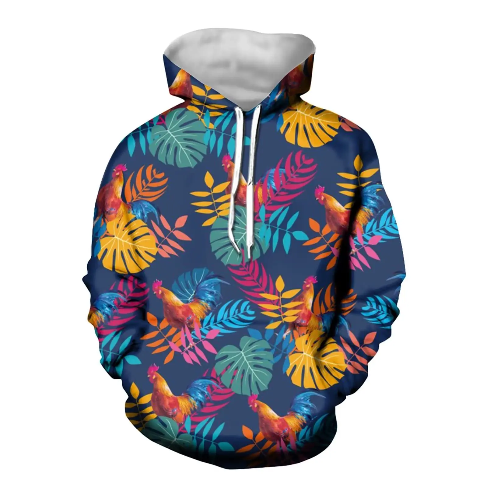 Bloem Bloemen 3D Print Hoodies Dames Oversized Sweatshirt Met Capuchon Streetwear Y2K Tops Trainingspak Unisex Jas Kleding