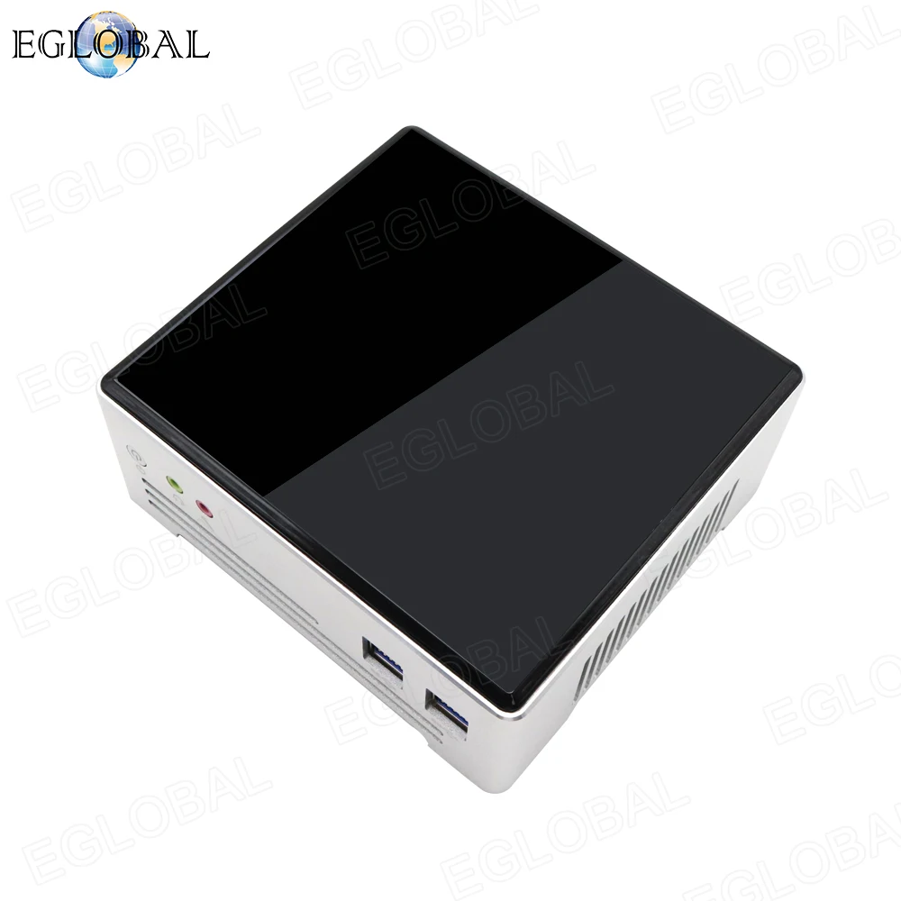 Egglobal-Mini Gaming pc、intel 11 gen、コアi7 1185g7、1165g7、32 GB RAM、2テラバイトssd、デスクトップコンピューター、hdmi、dp、type-c、2rj45、lan