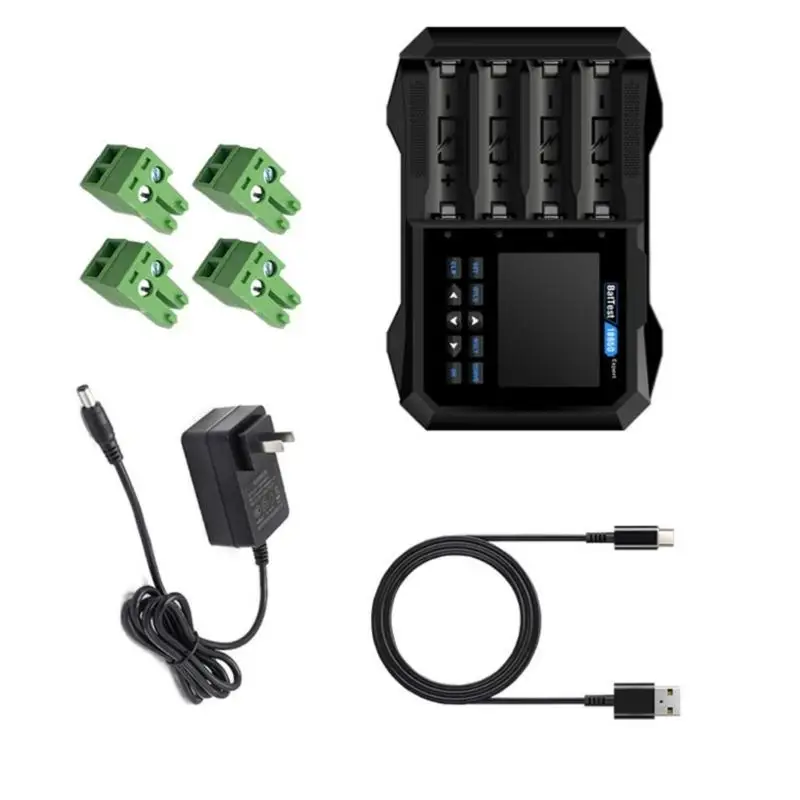Y1UB Professional Battery Charging and Tester with 4 Slot Design Fast Charging Capacity Detection Internal Resistance Test
