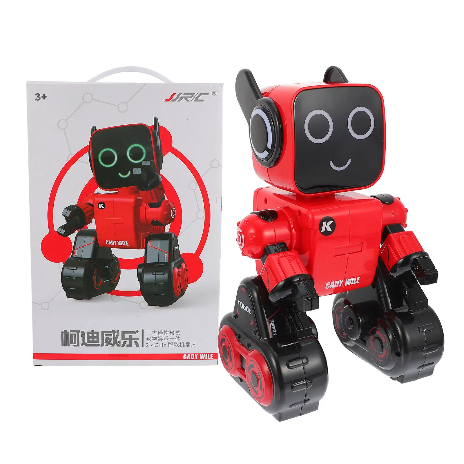 Robot RC 2.4G R4 Cady Inteligentna Interakcja Dźwiękowa Czujnik Gestów Skarbonka Edukacyjny Prezent Interaktywny