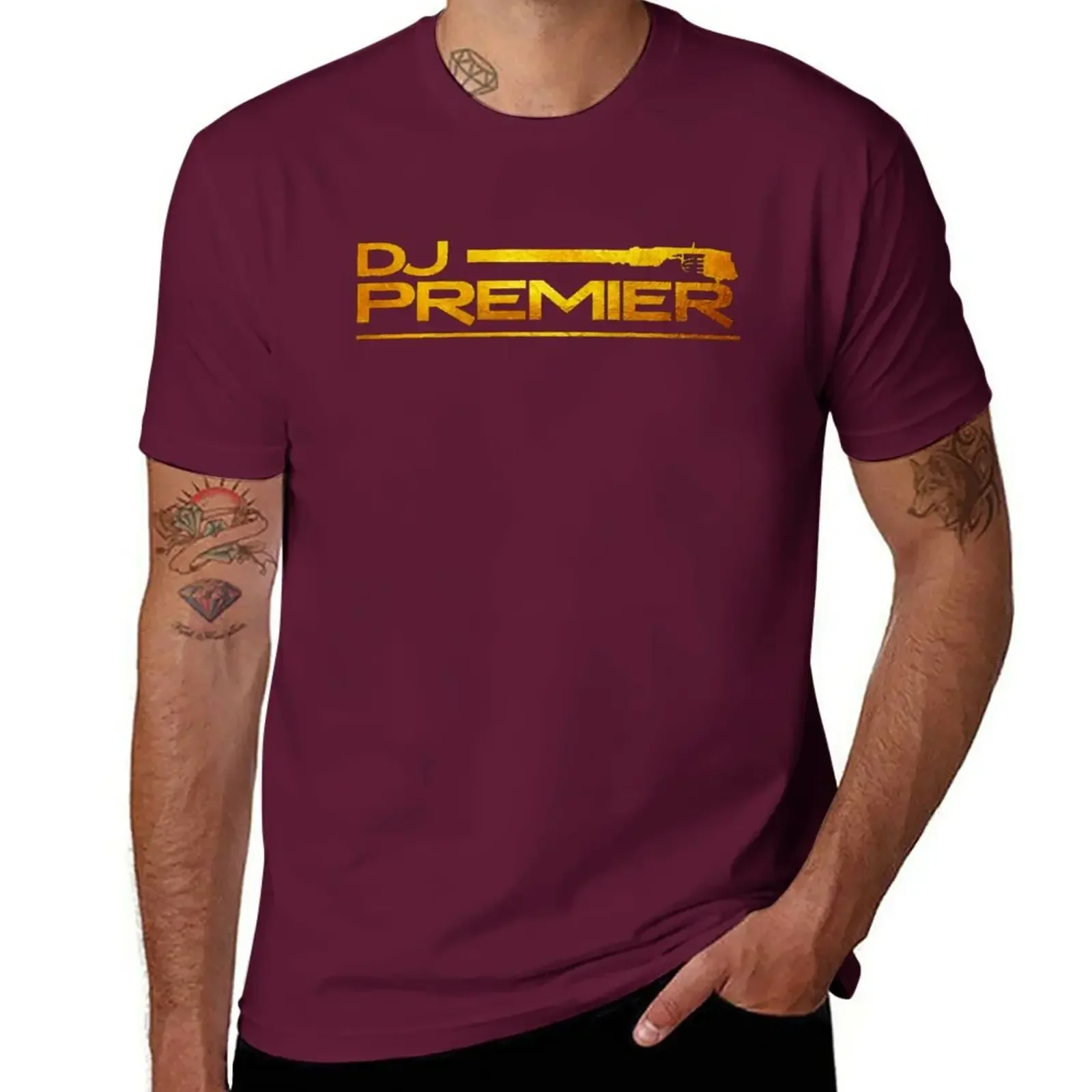 Oversized Mens Funny T Shirts Dj Premier T-Shirt for A Boy Men Clothing Harajuku Oversized Graphic Summer Funny Style Tops new