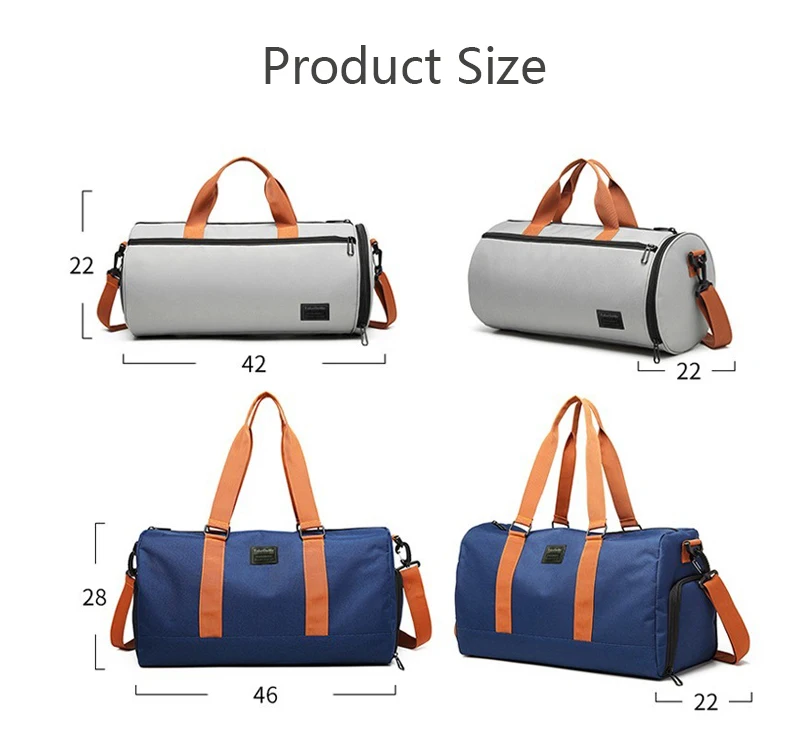 Fitness Bag New Dry Wet Separation Bag Hand-held Fashionable and Comfortable Travel Bag, Luggage Bag