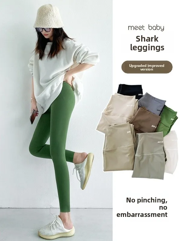 하이웨이스트 기모 안감 요가 팬츠 여성용 피트니스 뱃살 보정 힙업 슬리밍 타이트닝 베이스 레이어 팬츠