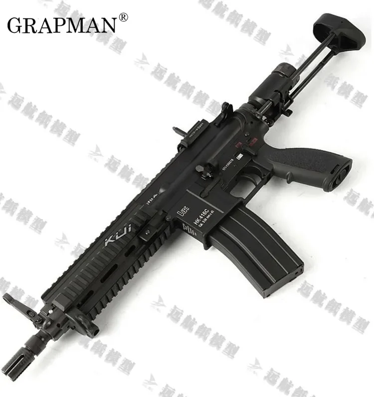 HK416C الاعتداء رشاش ورقة نموذج سلاح بندقية ثلاثية الأبعاد الرسومات اليدوية اطلاق النار اللعب