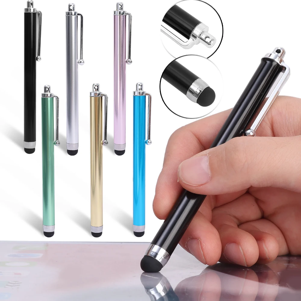 Portable Phone Tablet Touchscreen Pens with Conductive Silicon Head Touch Capacitive Touch Screen Pencil for Apple IPhone IPad