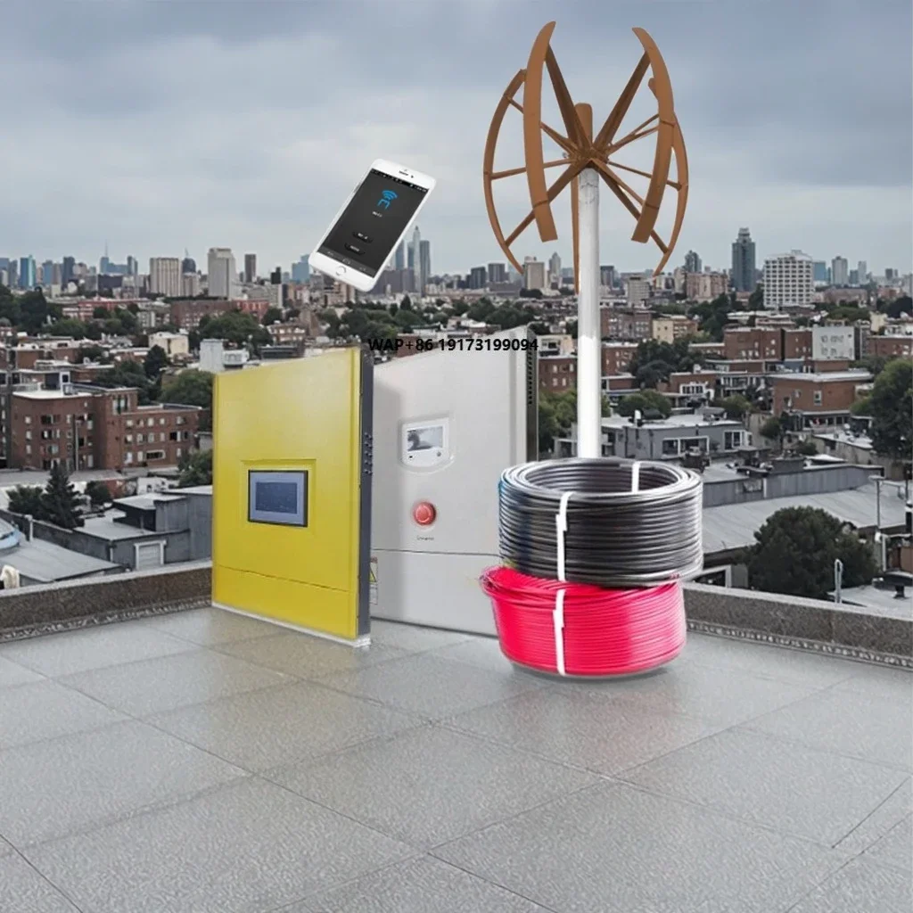 Ukraine Poland CE Certified 10KW Vertical Windmill Generator Hot Selling Farm Use VAWT Wind Turbines for Home Power 5KW