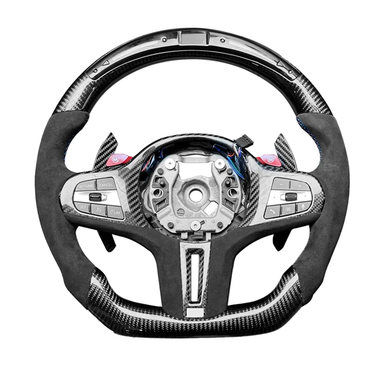 

Custom F10 Steering Wheel Bm-w F10 5-7series M5 M8 M6 F01 F02 F03 F12 F13 F13 F07 F90 F92 F93 M Performance Steering Wheel
