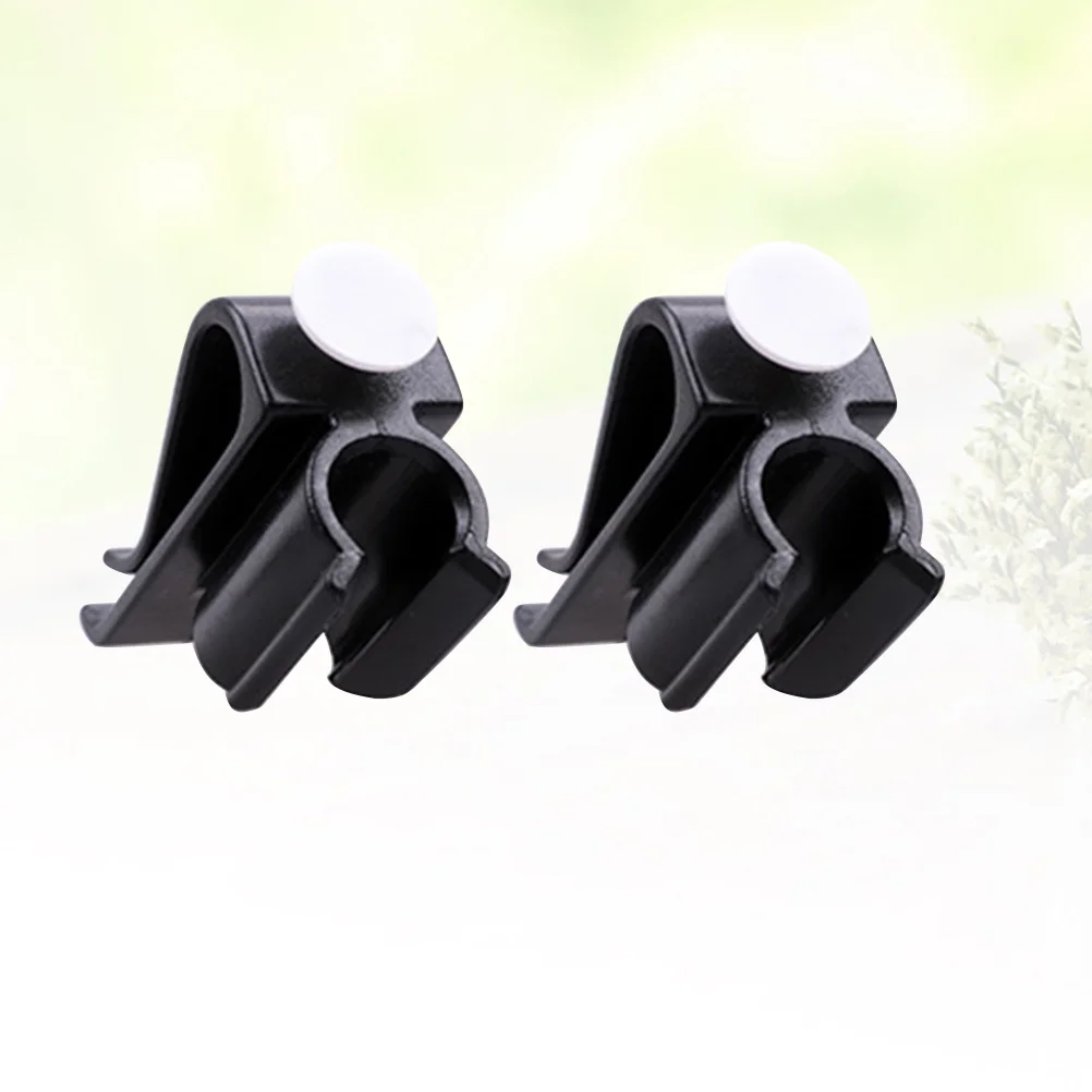 

2 Pcs Golf Accessories Sports Rack Tip Adjustable Groove Pole Bag Clip Putter Clamp