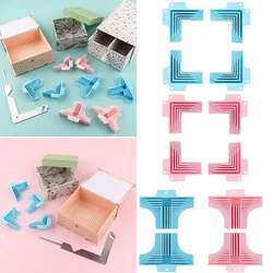 2-4pcs/set Creative Corner/Divider Assembly Clamps 1/1.5/2/3mm Wide Corner Guides For Box Making Cartonnage Corner Holding Tool