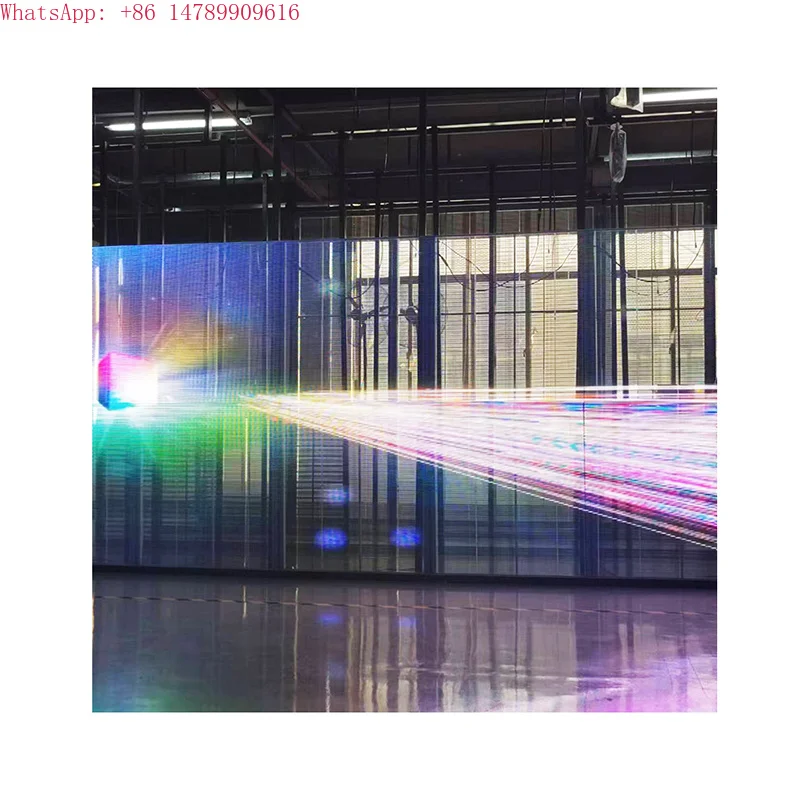 Écran LED Flying Carpet, meilleures ventes, P3.91, haute stabilité et longue durée de vie, écran d'affichage intérieur ultra HD, installation facile, transparent