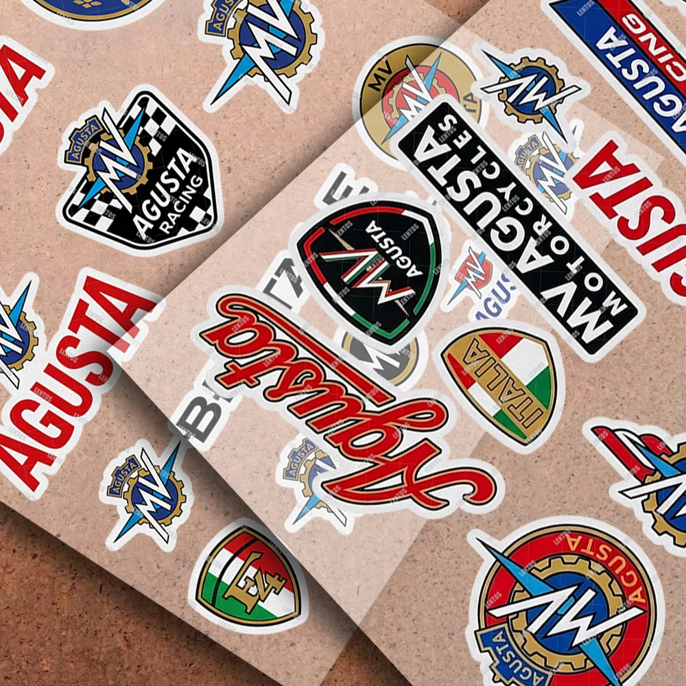 Motorcycle Reflective Decal Safety Sticker for Helmet Car Bike Durable Self-Adhesive for A-AGUSTA