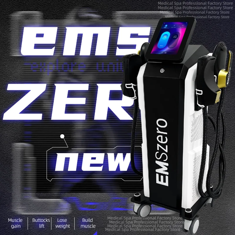 EMSzero 15 Tesla 6500W EMS Portable Muscle Slimming And Weight Loss Engraving Body Sculpting Machine Salon