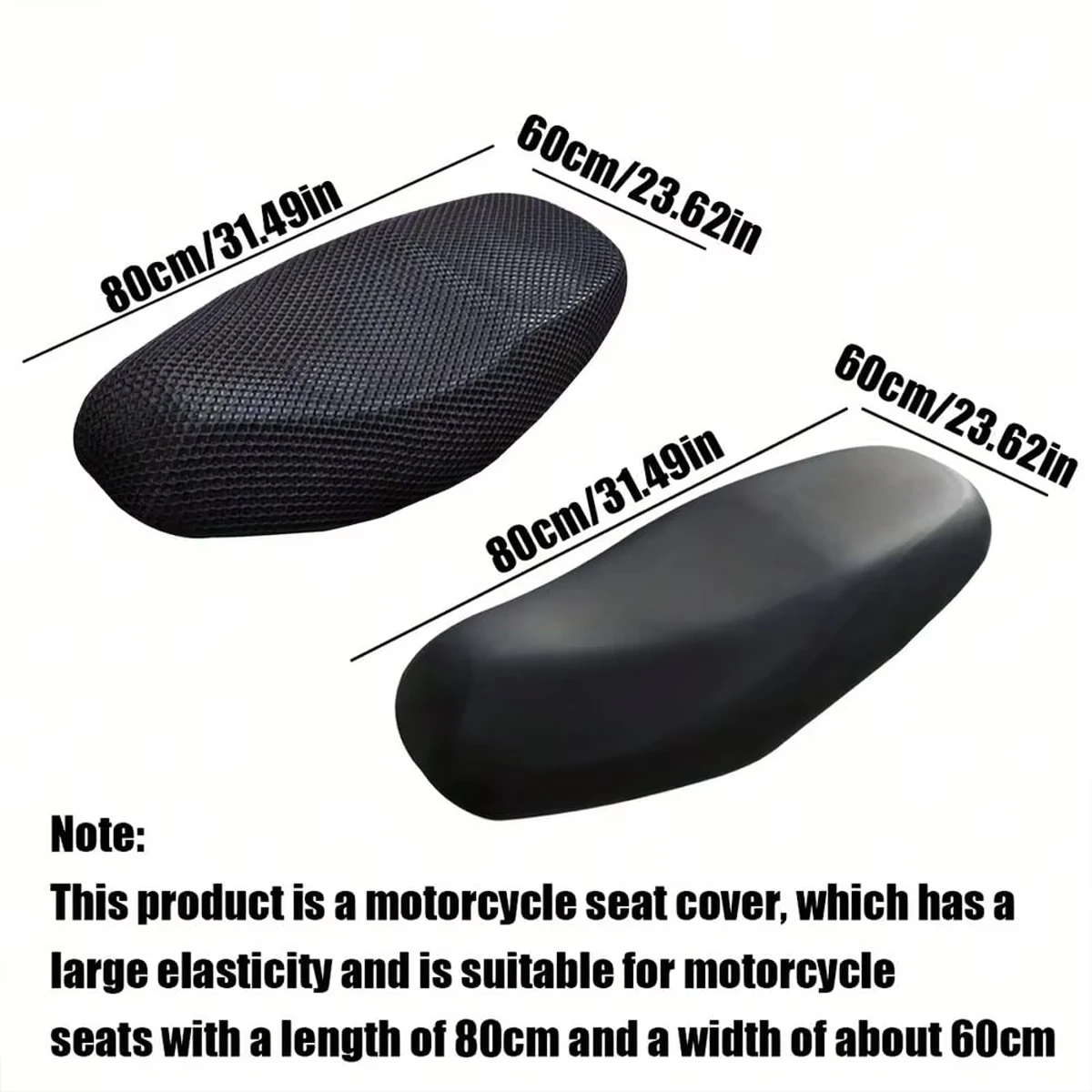 Waterproof Motorcycle Seat Cover, Heat Insulation Breathable Comfortable Universal Scooter Seat Protector Cover