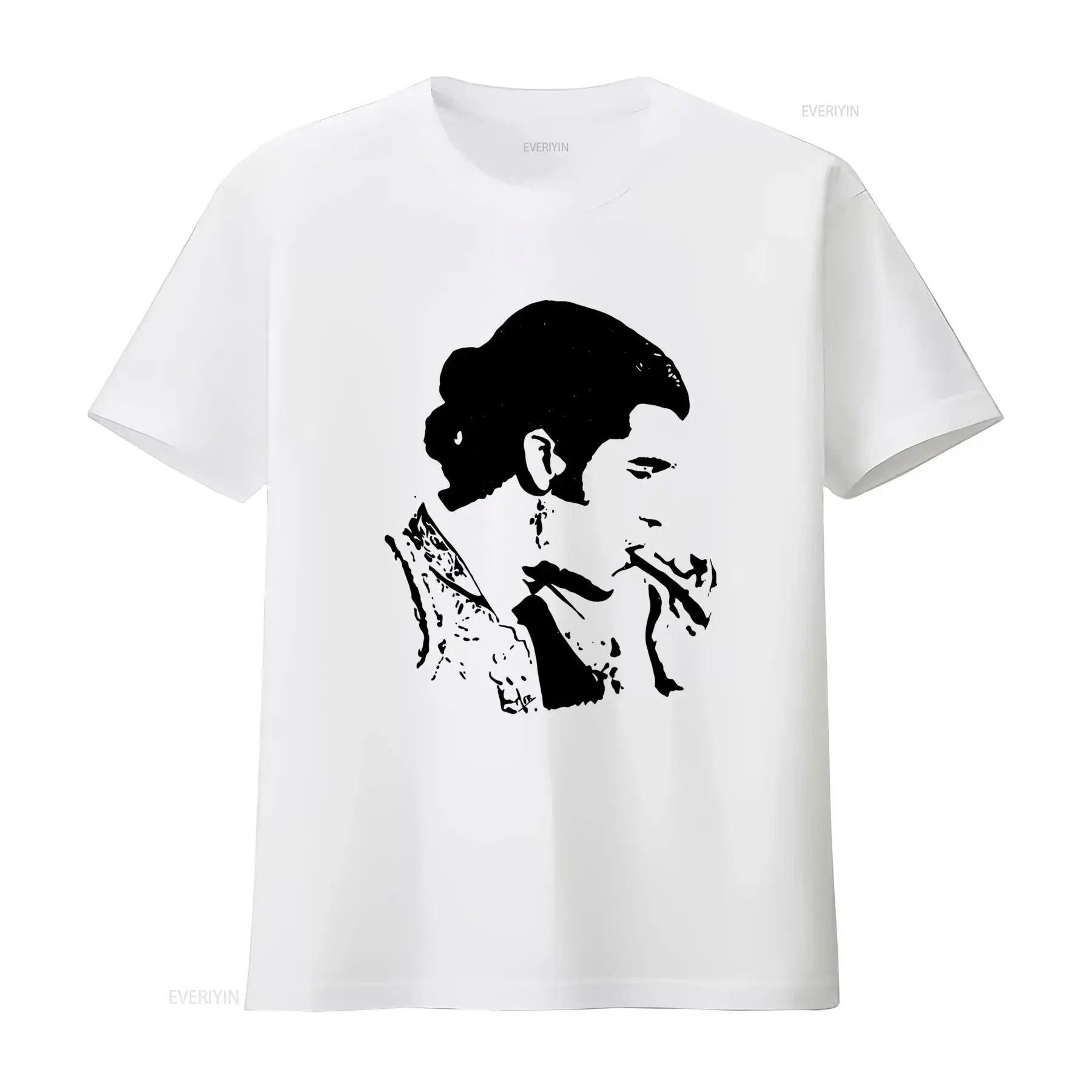 Camiseta con estampado artístico del torero Morante de la Puebla blanca divertida nueva popular casual cuello redondo ligera