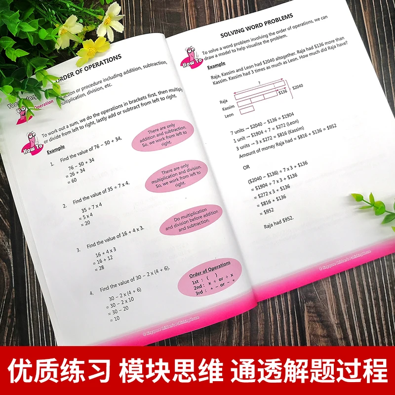 2022 New Updated Singapore SAP Learning Mathematics Book Grade 5 Children Learn Math Books Singapore Primary School Mathematics