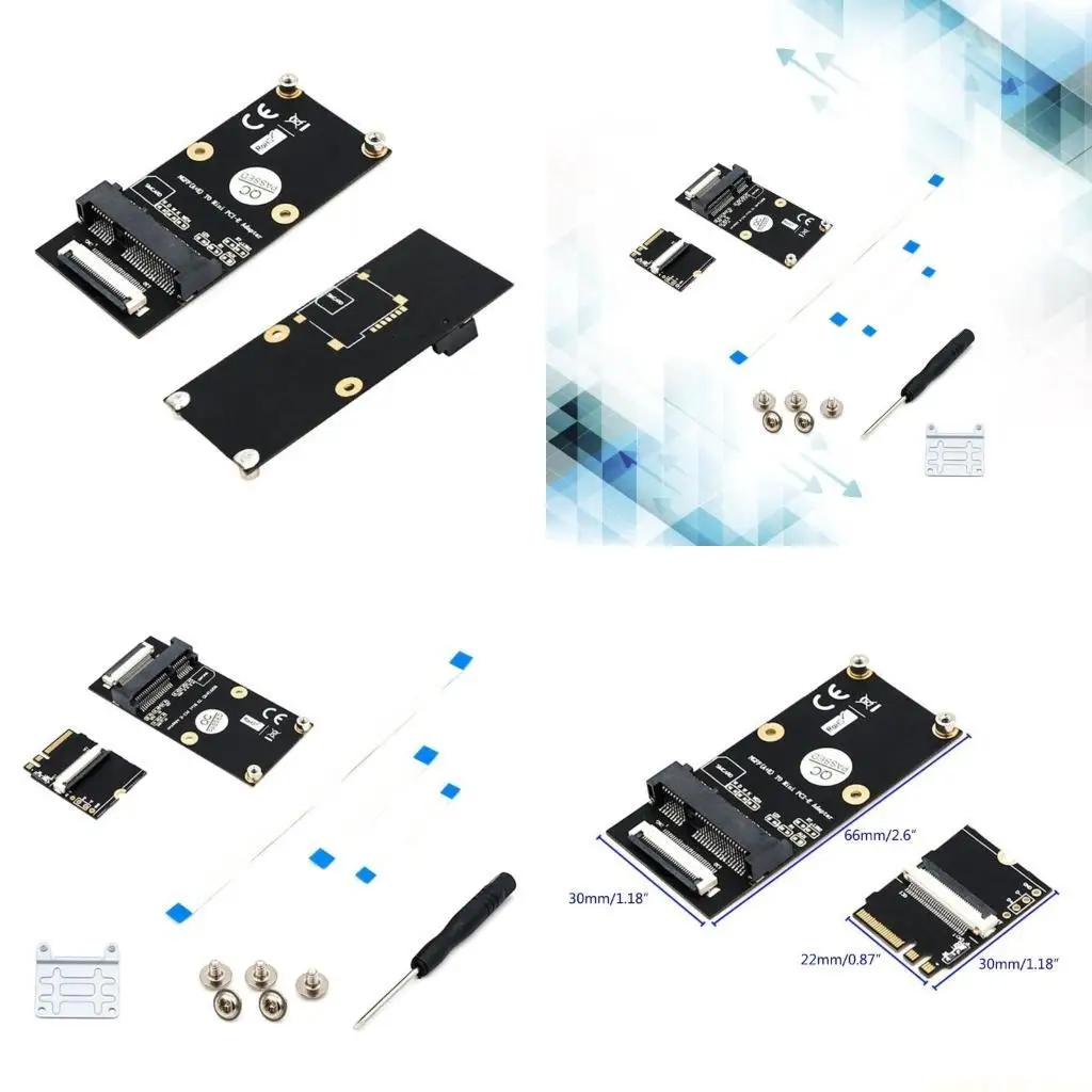 

M.2 A/E/A+E to Mini PCIE Converter for PC Computers with Cable