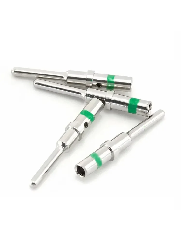 50 pièces DT 1.5mm série broche Contact 0462-201-16141 0460-202-16141 acier inoxydable 16AWG Deutsch sertissage solide femelle mâle Terminal