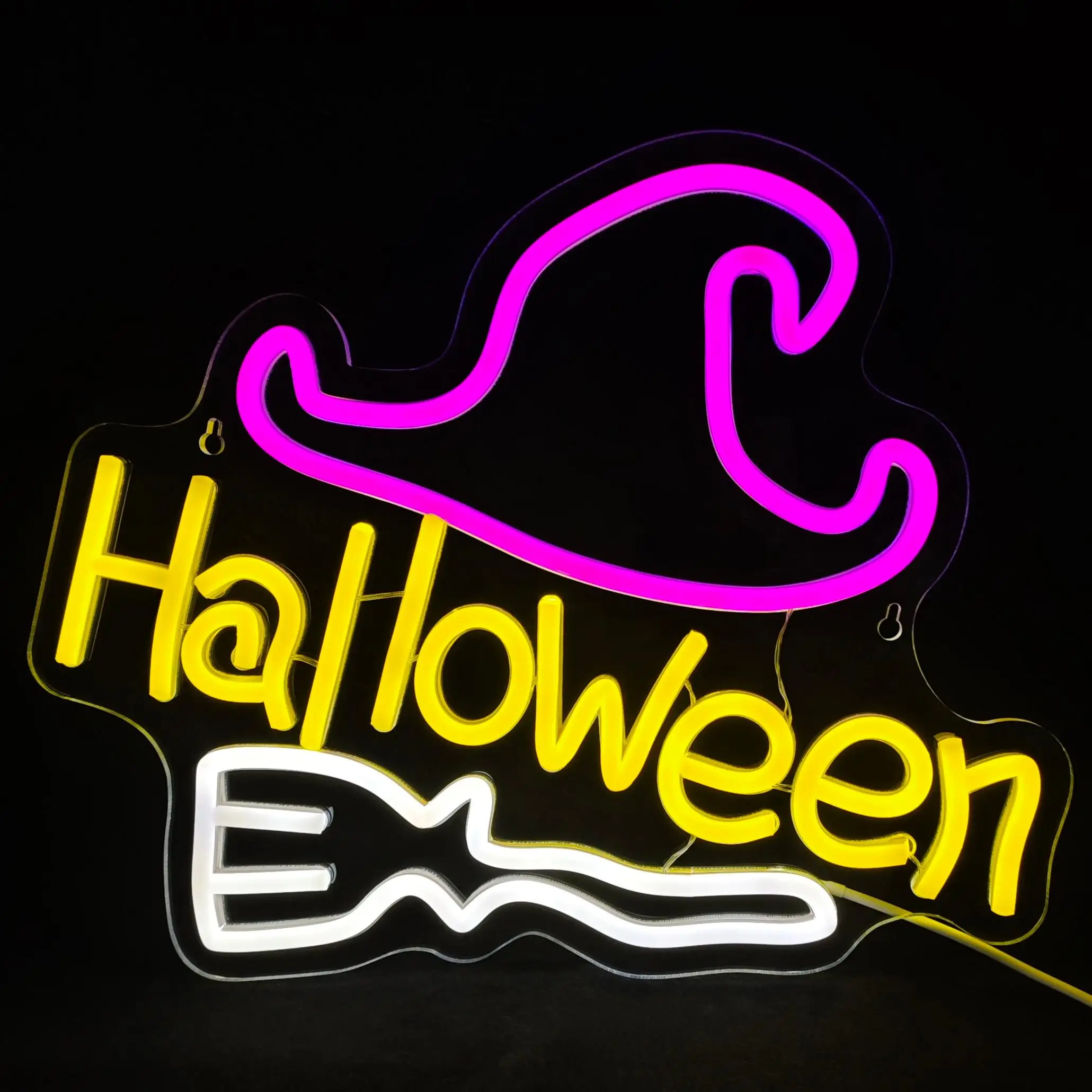 panneau-lumineux-neon-halloween-avec-chapeau-de-sorciere-et-balai-lumieres-led-a-intensite-reglable-par-usb-pour-fete-costumee-d'halloween-evenement-de-trick-or-treat-decoration-murale