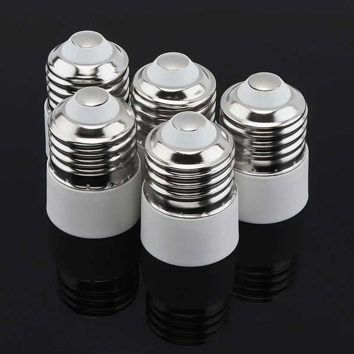 Led lâmpada adaptador para e26 para e14, 5pcs