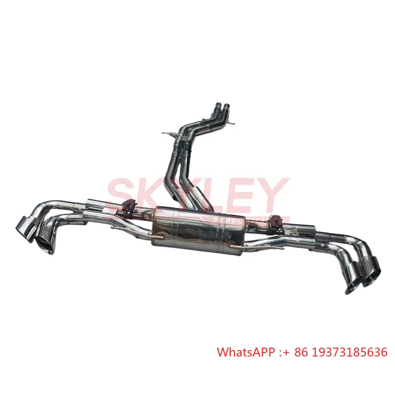

SKYLEY Sports Valvetronic Performance Exhaust for Audi SQ8 RSQ8 4.0T 2019- SS304 Exhaust Pipe Catback Muffler