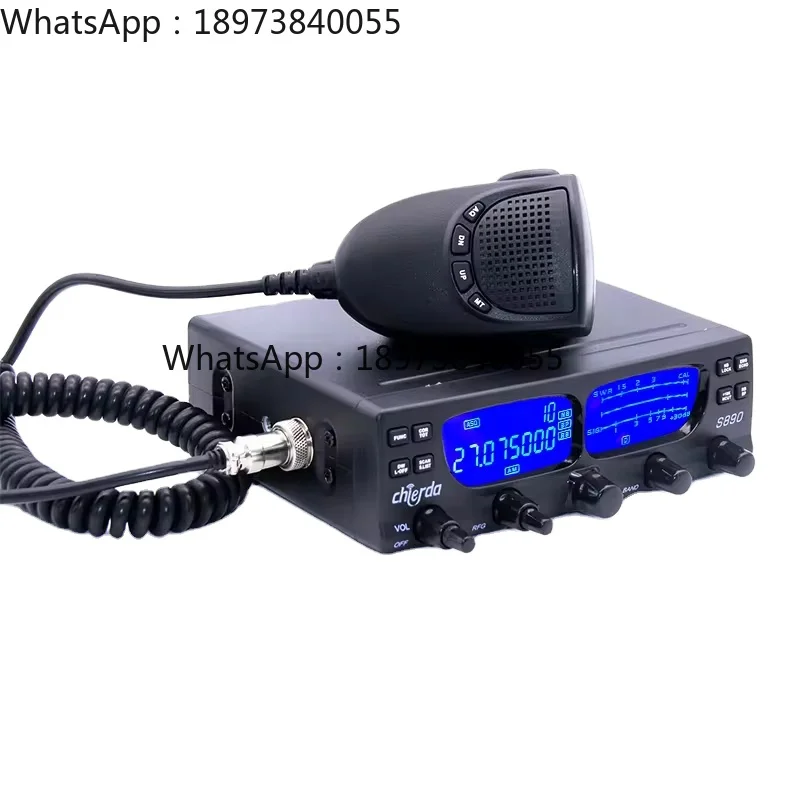 New Arrival S890 CB Mobile Short Wave Transceiver 40W 24.5~30.105MHz SSB AM FM Radio 50km Long Ran USB Chard Communication