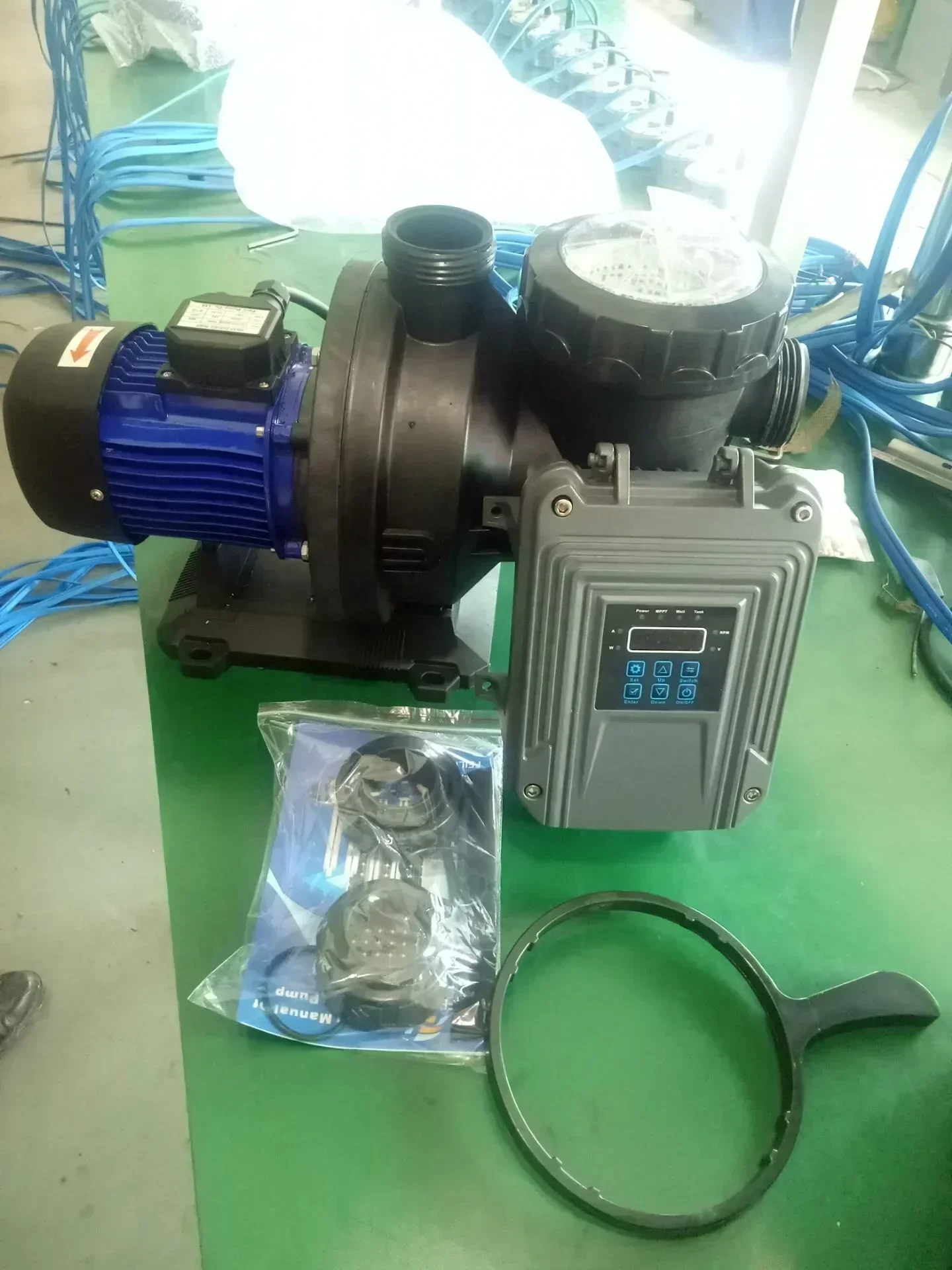 high flow solar panel system for pool pump and pool water pump solar pool filter