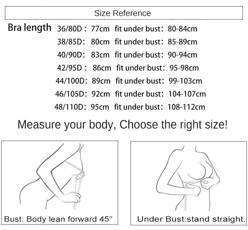 Czarne duże biustonosze damskie Plus Size Koronkowy biustonosz dla kobiet Bez podszewki Pełne pokrycie Cienkie bezprzewodowe regulowane ramiączka D Cup Comfort Women'Bras