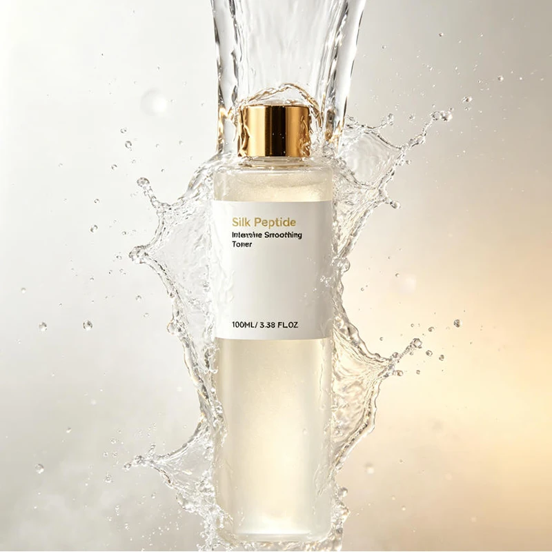 Silk Peptide EGF Facial Toner Gold Particle Smoothing Essence Water Deep Hydration Moisturizing Face Liquid Daily Korea Skincare