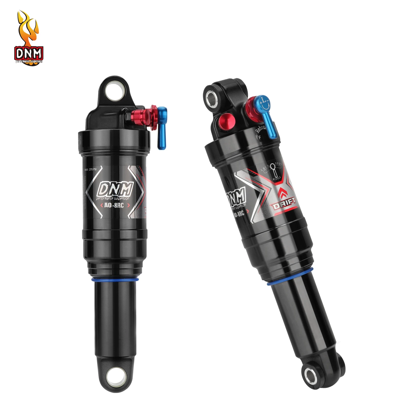 DNM AO-8RC Bicycle Air Shock Absorber 165/190/200/210mm Soft Tail Mountain Bike XC/MTB Rear Shock Absorbers Bike accessories