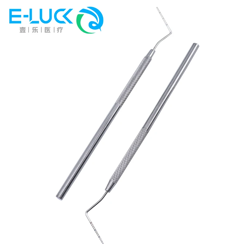 1pc Dental Periodontal Explorer Probe Stainless Steel Dentist Teeth Clean Hygiene Dentists Instruments Teeth Cleaning Tool