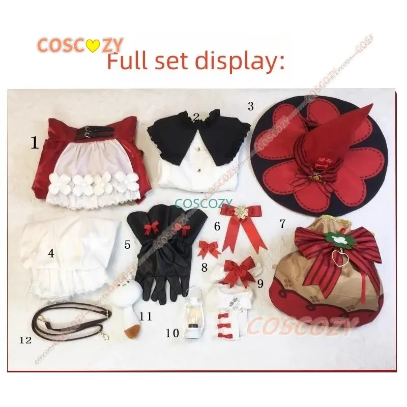 Costume de Cosplay Klee Blossoming Starlight pour Femme et Fille, Robe Genshin Impact, Tenue de Sorcière Lolita, Chapeau d'Halloween, Nouvelle Peau, 5 Étoiles