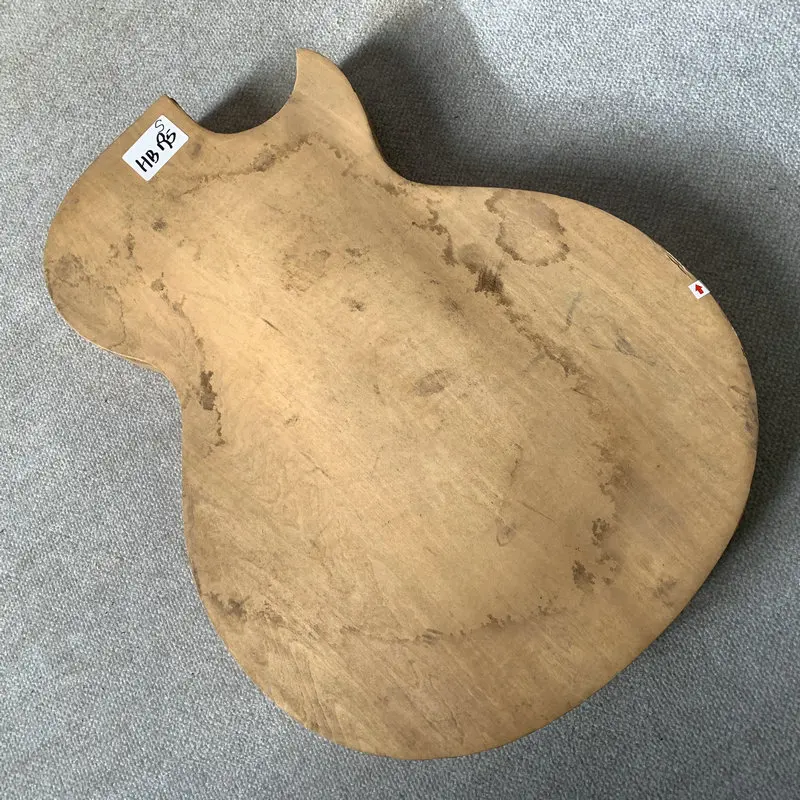 HB195 Unfinished LP Model Electric Guitar Body   Uncut Solid Basswood  DIY Guitar Parts Replace Accessories NO Paints