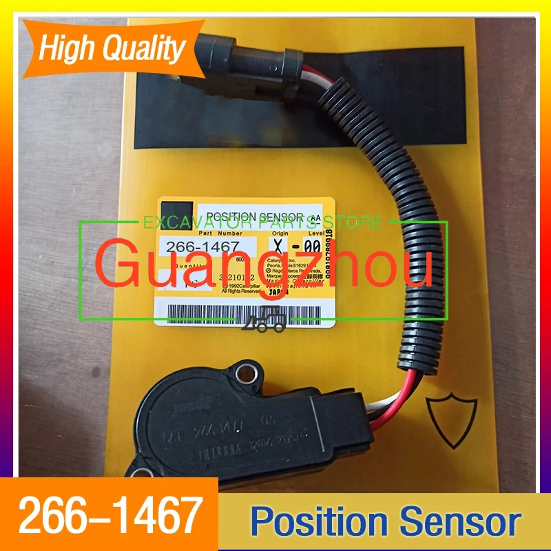 

Датчик положения дроссельной заслонки для экскаватора Caterpillar высокого качества 266-1477 266-1467 2661467 2661477 Запчасти