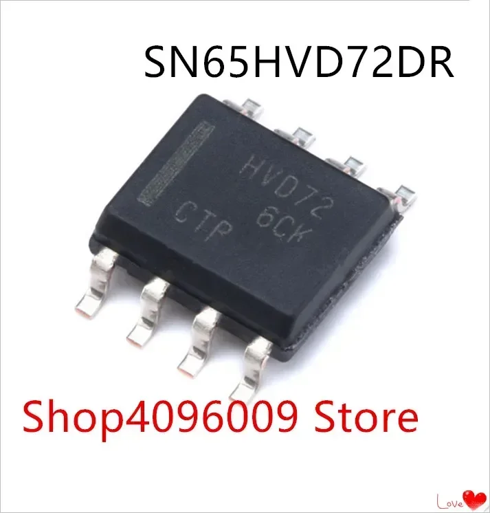 NEW 10PCS/LOT SN65HVD72DR SN65HVD72 MARKING HVD72 SOP-8