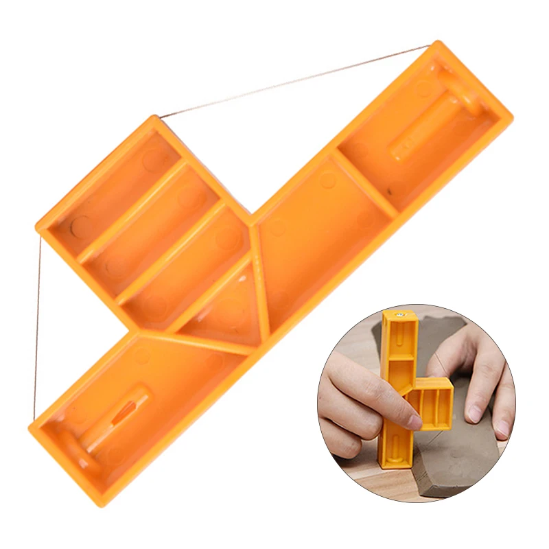 Winkel geschnittenes Ton werkzeug und Draht gehrung Ton verkleidung werkzeug 45 30 60 Grad für Keramik und Skulptur DIY Keramik Ton verkleidung Modell ier werkzeug