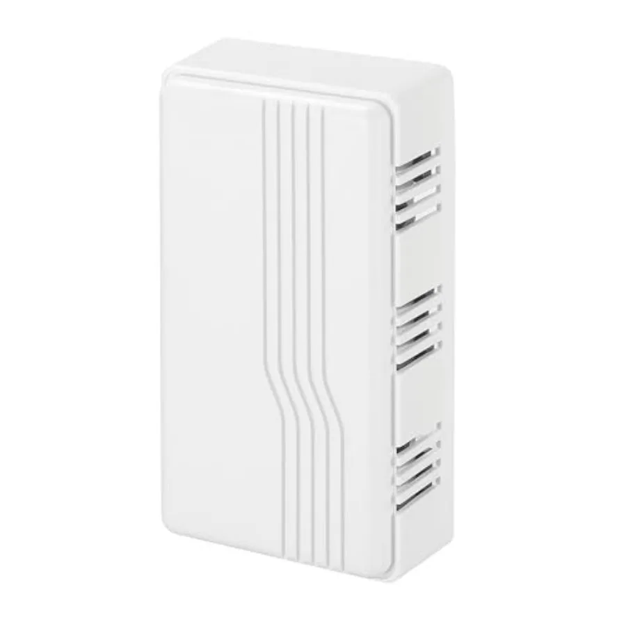 

Heath Zenith Wired Mechanical Doorbell Chime, White, Plastic, Wired, 2 Tunes, Vertical, Horizontal, 80 dB, Button Not Included