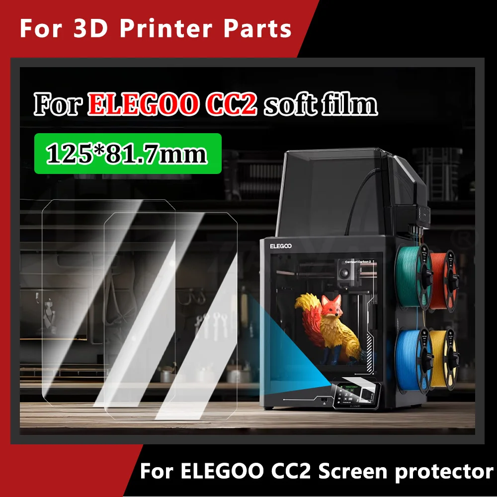 

Защитная пленка для экрана 3D-принтера ELEGOO CC2, прозрачная, устойчивая к царапинам, легко устанавливаемая, защитная пленка, аксессуары для принтера