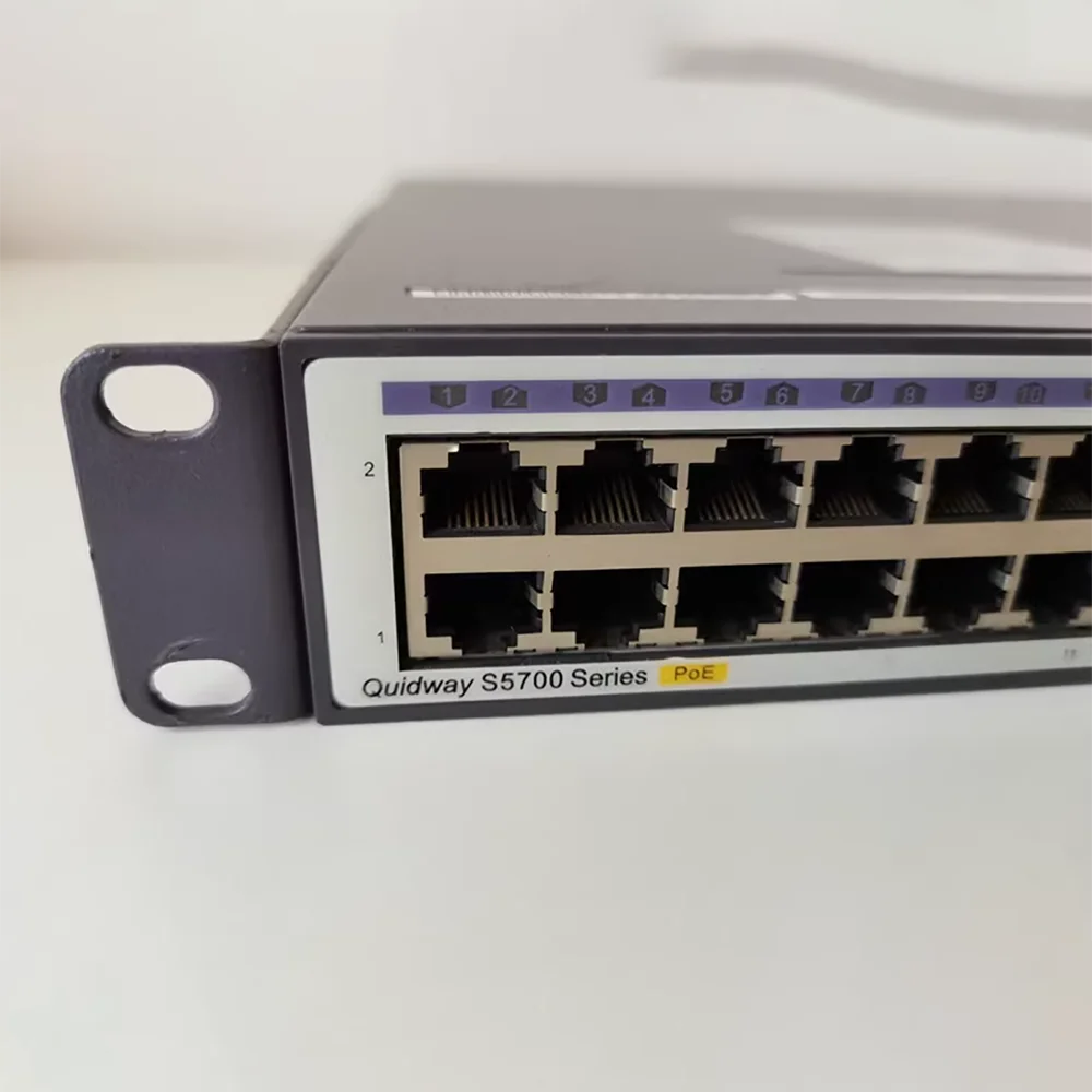 S5700-48TP-PWR-SI48 Port Full Gigabit POE Powered Layer 3 Network Switch 100% Tested Fast Ship Perfect Work