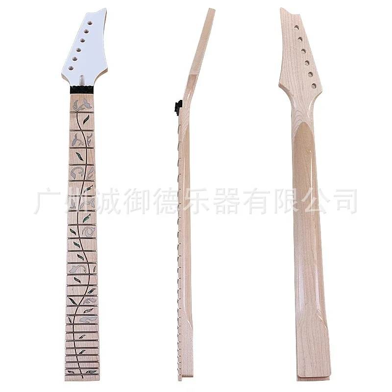 

Double Swing Carved Harp Handle, Original Wood Color, Bright Maple, DIY Professional Modification Guitar, Neck Instrument, 6 Str